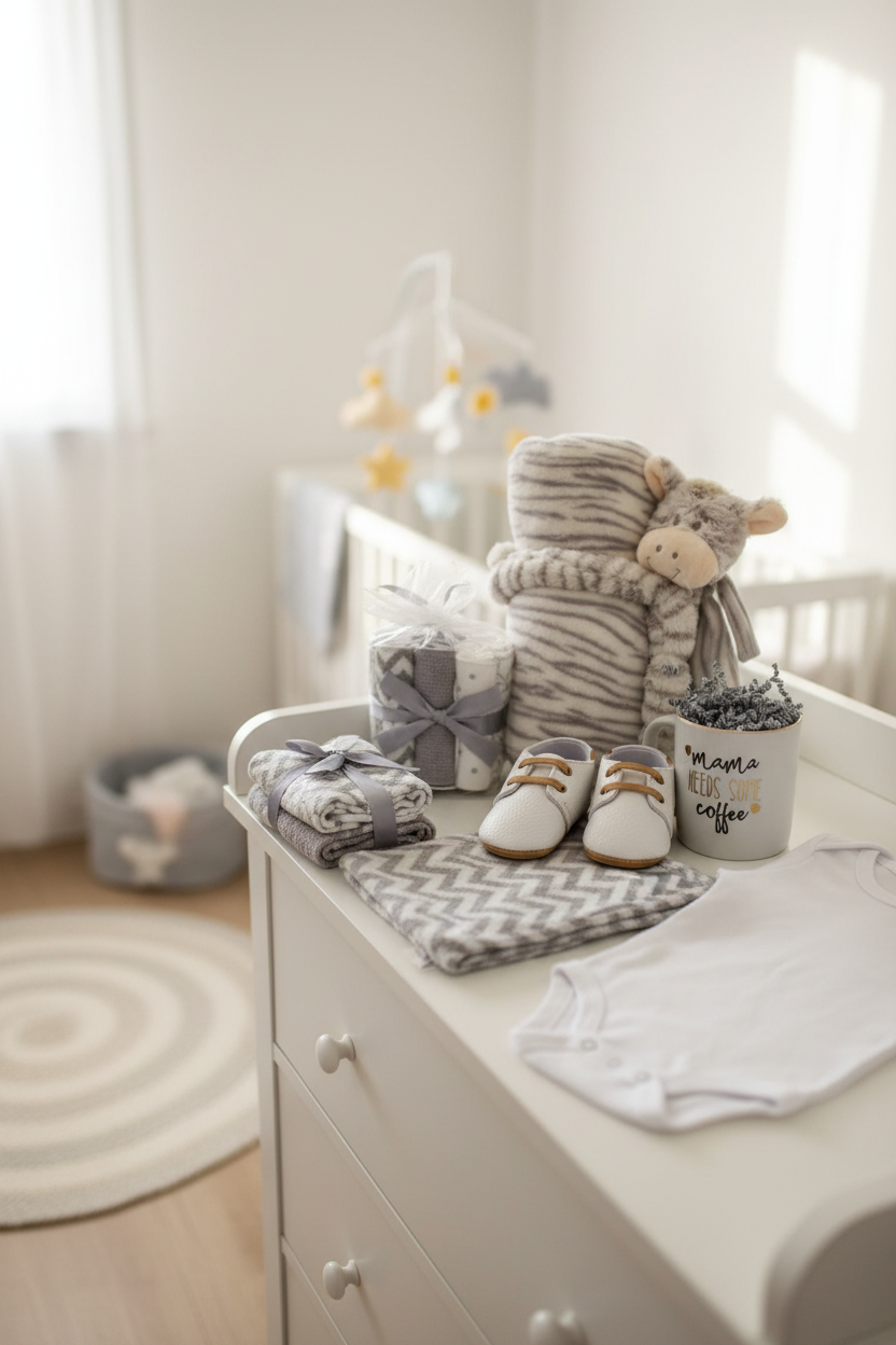 Coffret déballé chambre bébé