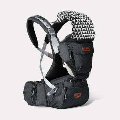 Porte-Bébé Ergonomique 3-en-1 avec Siège de Hanche