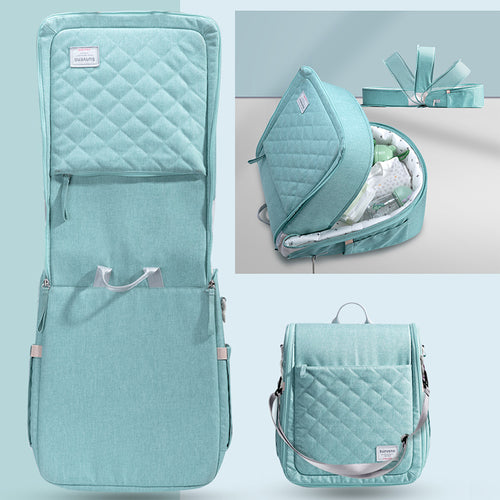 Sac à dos à langer portable avec tapis de change