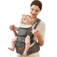 Porte-Bébé Ergonomique 3-en-1 avec Siège de Hanche
